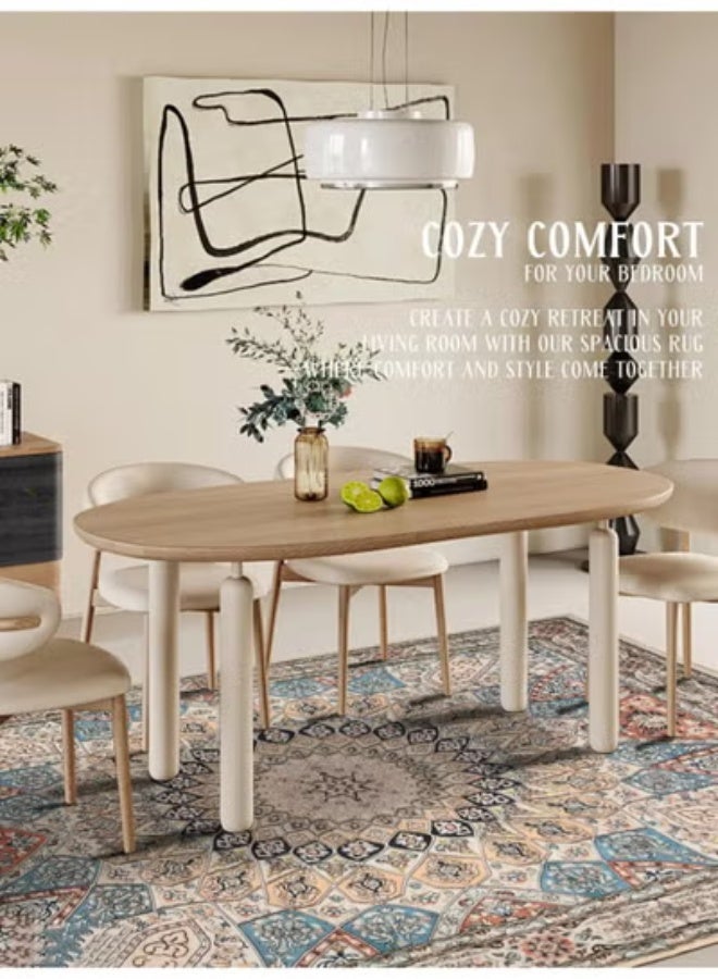 LEFAFA Area Rug - Living Room Area Carpet, Washable Bedroom Carpet, 160 * 230cm Coffee Table Sofa Floor Mat Anti Slip Carpet Suitable For Classrooms, Offices, Dining Rooms, And Households. - Image 5